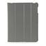 Tucano Super Slim & Fully Protective Eco-Leather Smart Folio with Wake & Sleep Feature & Integrated Foldable Typing & Viewing Positions for iPad 2/The New iPad - Gray IPDCO23-G